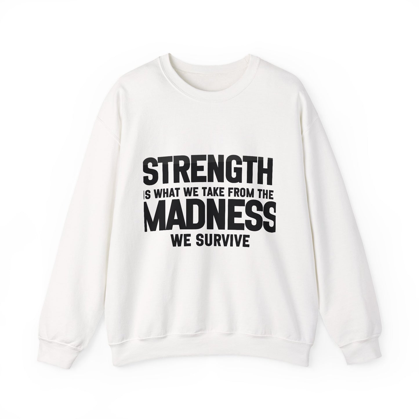 We Survive Inspirational Quote Unisex Heavy Blend™ | Motivational Sweatshirt | Inspirational Gift | Gift For Her | Gift For Him