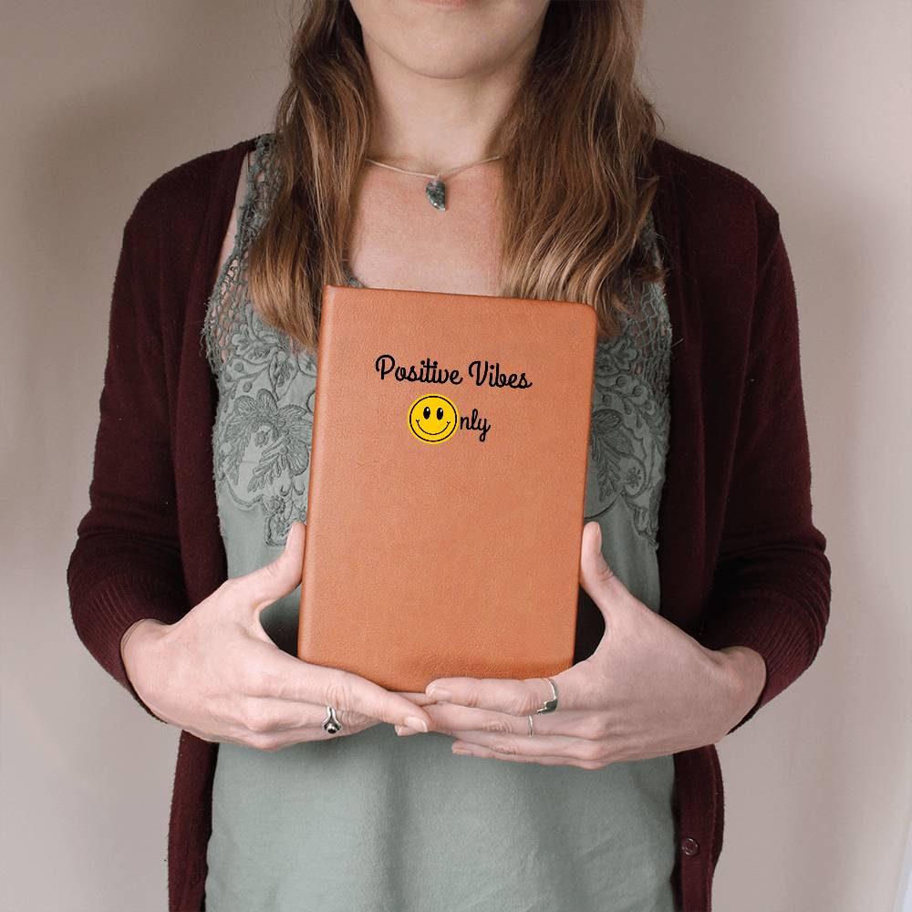 Positive Vibes Only Leather Journal