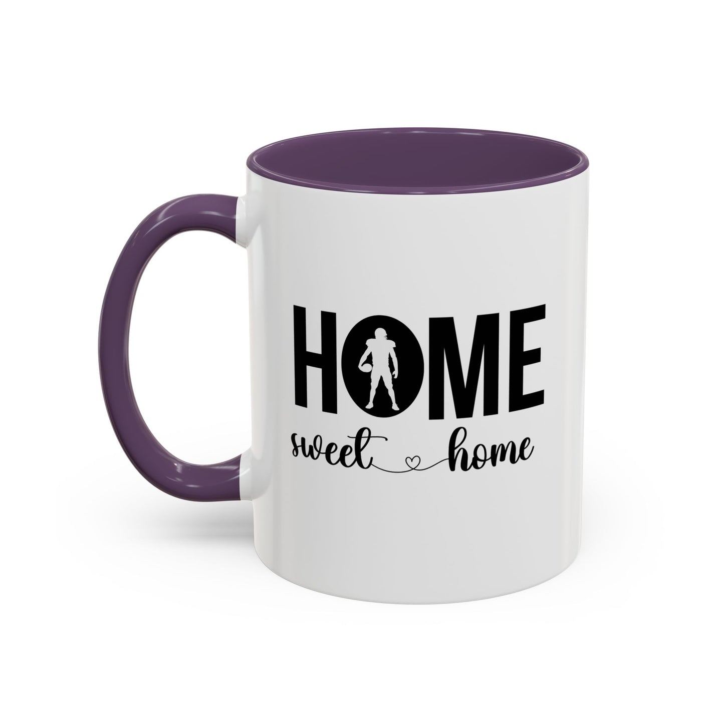 Male Football Mug | Sports Mug |11oz Accent Mug | 15oz Accent Mug | Football Mug | Home Sweet Home Mug