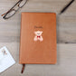 Cute Personalized Kids Stuffed Bear Cover Leather Journal