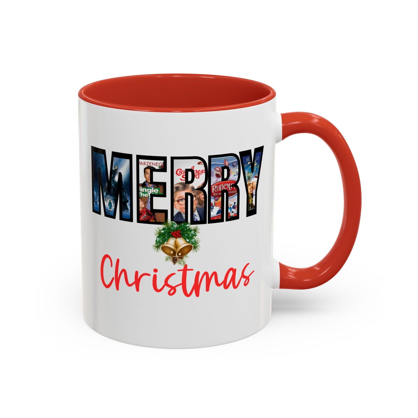 Merry Christmas Nostalgic Movie Poster Mug | 11oz | 15oz | Christmas Gift | Funny Christmas Gift | Accent Mug