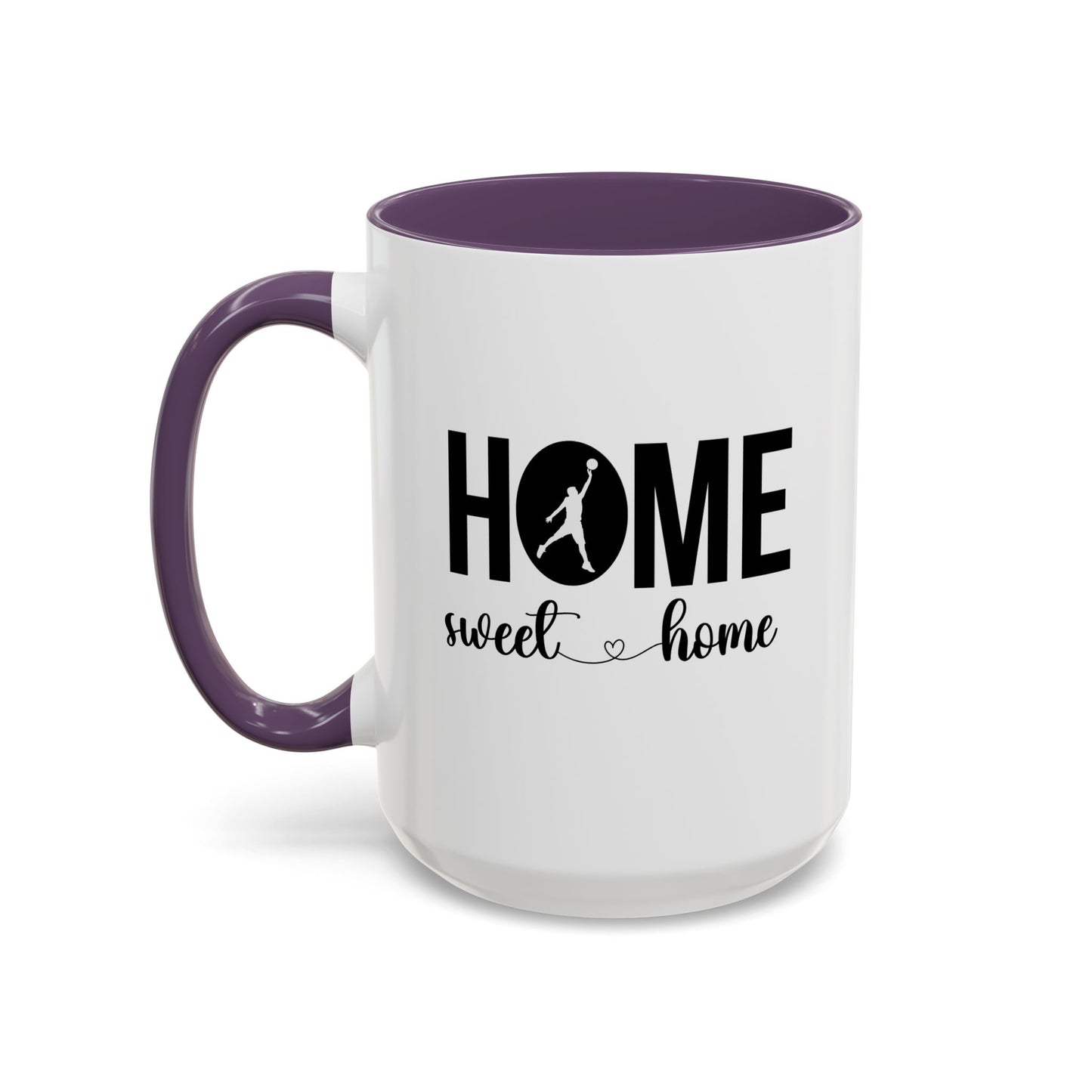 Male Basketball Player Gift Idea | Home Sweet Home Mug | Sports Mug |11oz Accent Mug | 15oz Accent Mug | Gift Idea