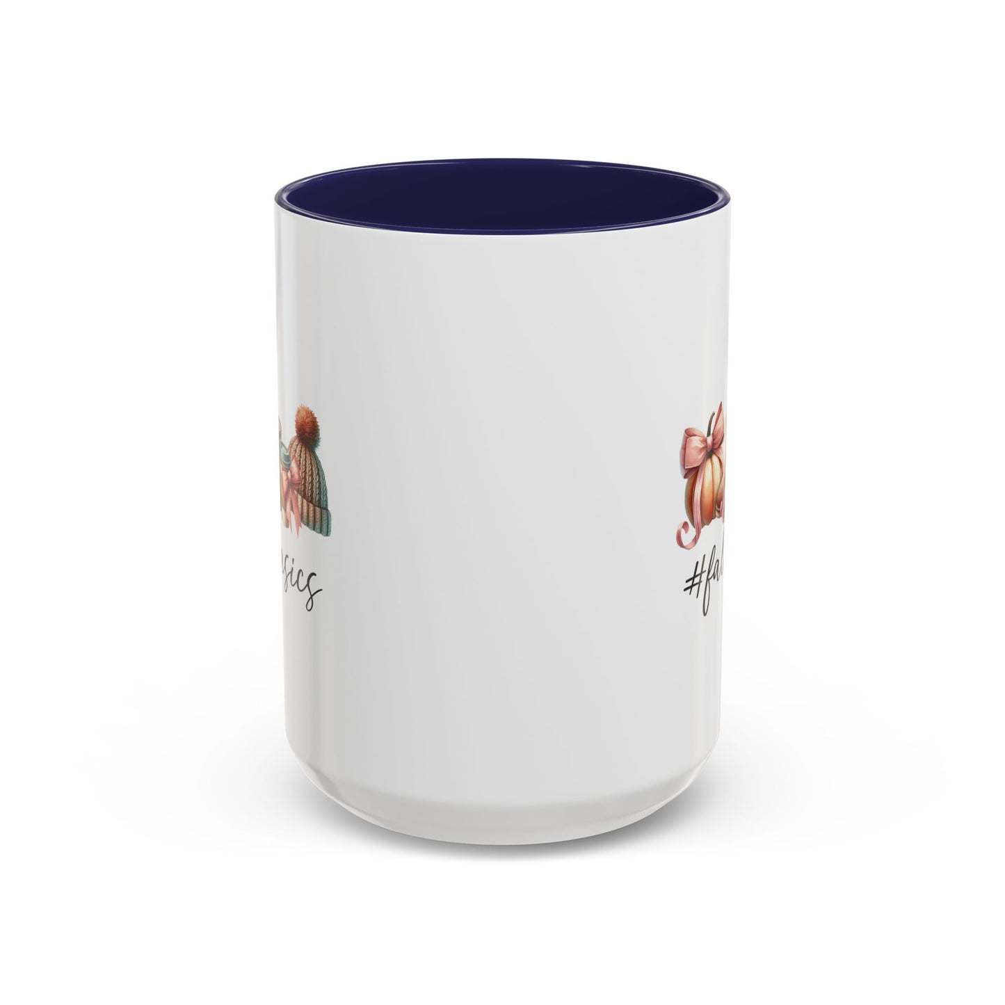 Fall Basics | Fall Lover's Mug | Pumpkin and Latte Mug | Fall Season Mug | Gift for Her | Fall Mug | 11oz Accent Mug | 15oz Accent Mug