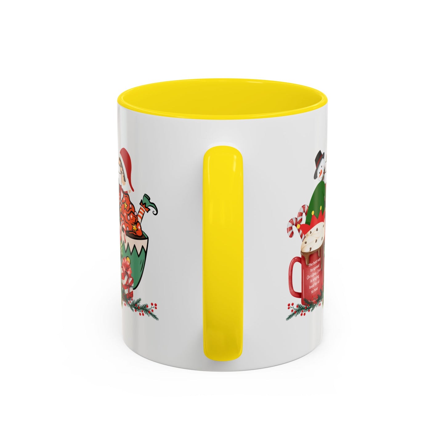 Cute Christmas Movie Nostalgic Quote | Christmas Gift | Funny Christmas Gift | 2000s Nostalgia |11oz Accent Mug | 15oz Accent Mug