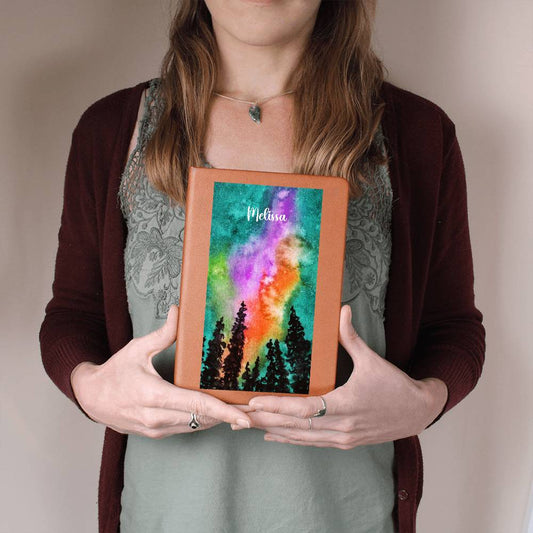 Personalized Celestial Aurora Night Sky – Northern Lights Journal