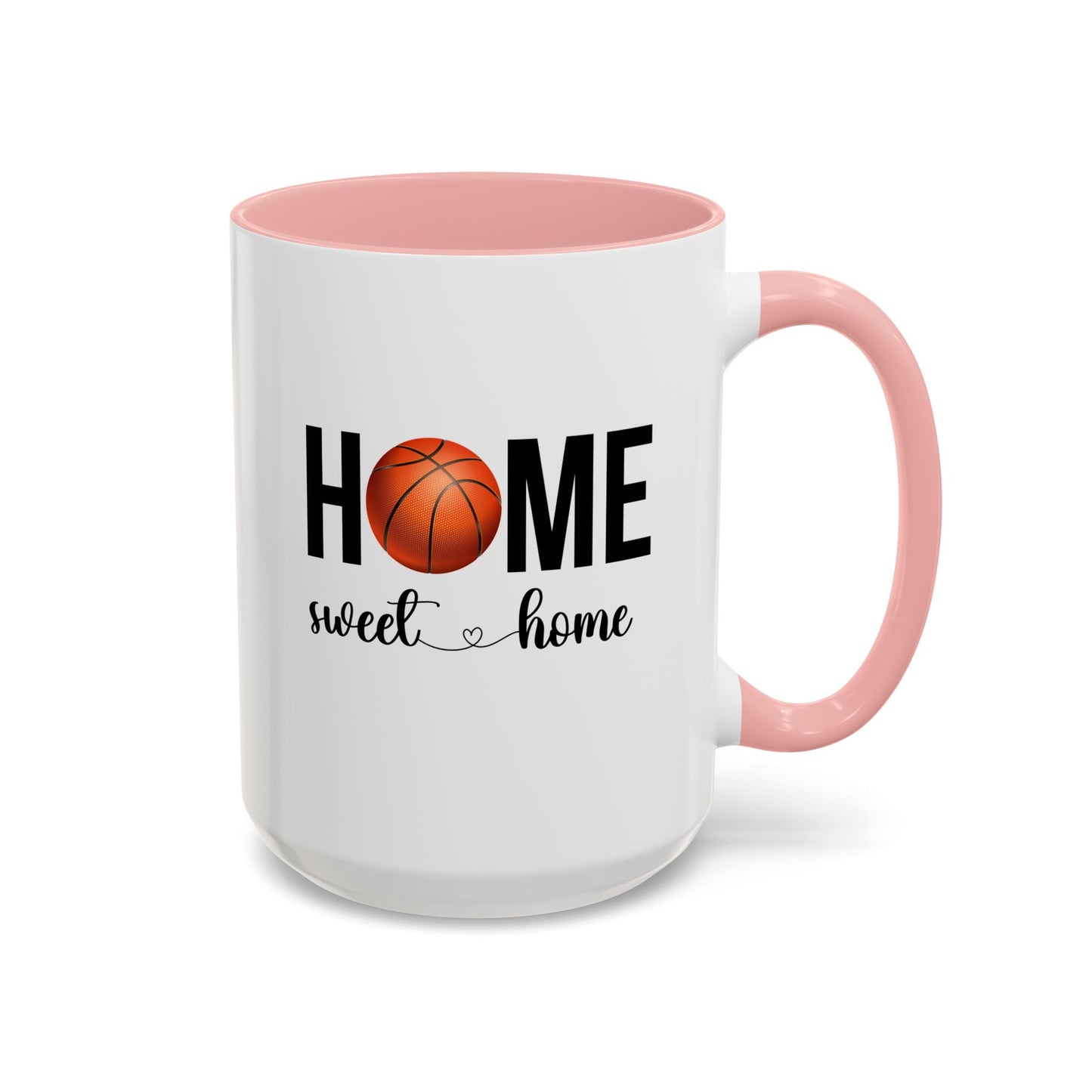 Basketball Mug | Home Sweet Home Mug | Sports Mug |11oz Accent Mug | 15oz Accent Mug