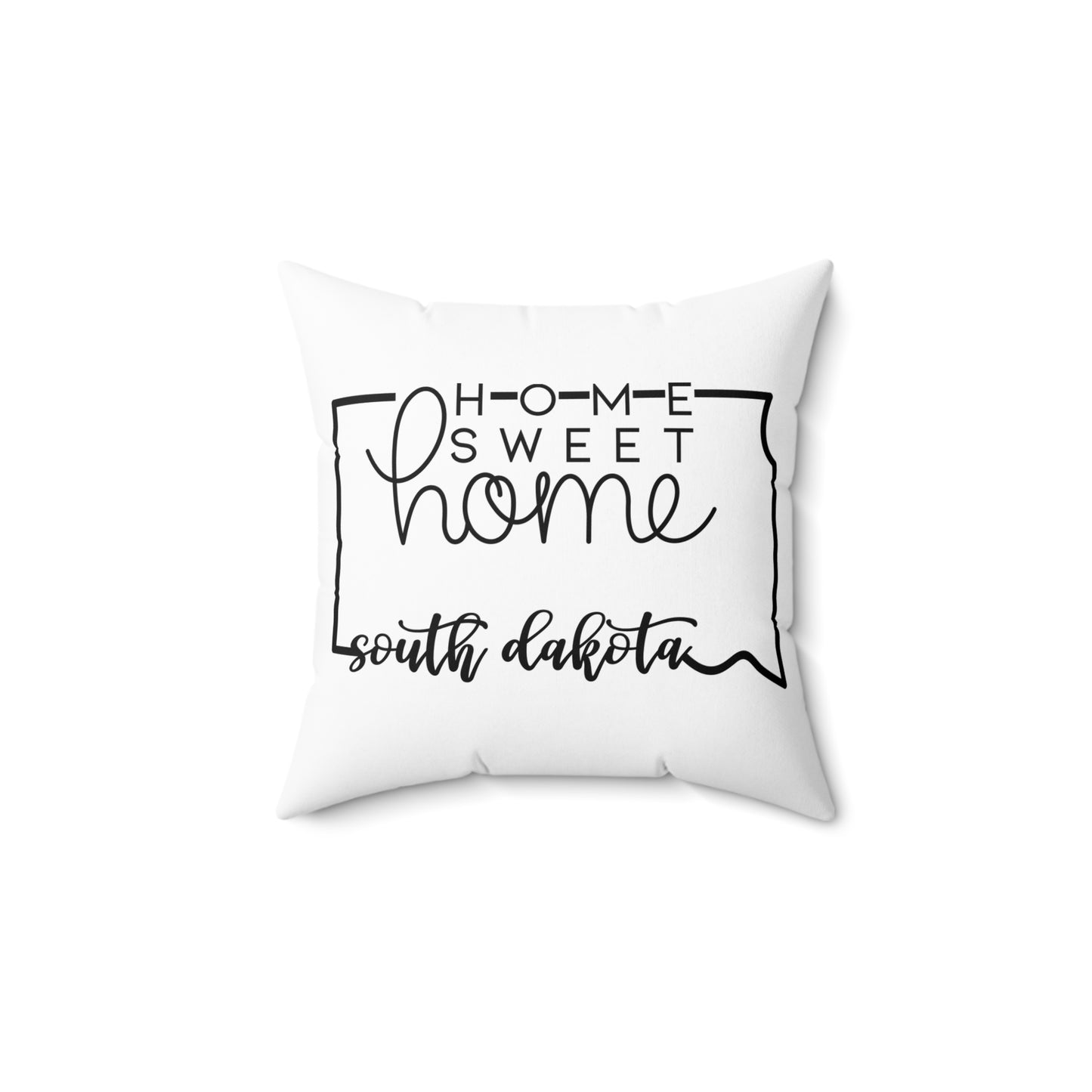 Home Sweet Home South Dakota Decorative Pillow | Gift For Her | Home Decor | State Gift | Customized State Pillow