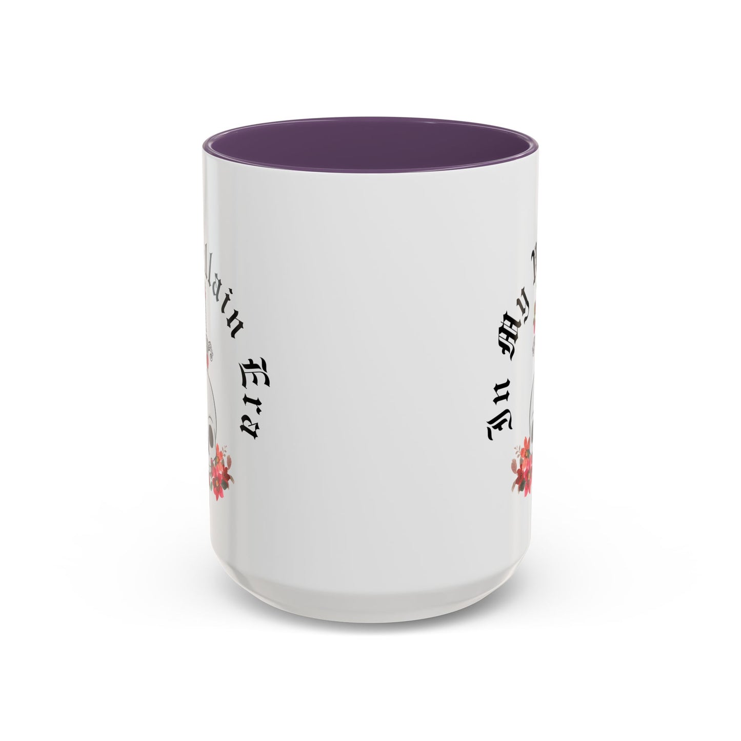 Cute In My Villain Era Mug | Villain Era | Decorative Roses with Skull Mug | Cute Villain Mug | 11oz Accent Mug | 15oz Accent Mug