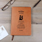 To My Daughter Leather Quote Journal