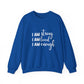 I Am Strong Inspirational Quote Unisex Heavy Blend™ | Motivational Sweatshirt | Inspirational Gift | Gift For Her | Gift For Him