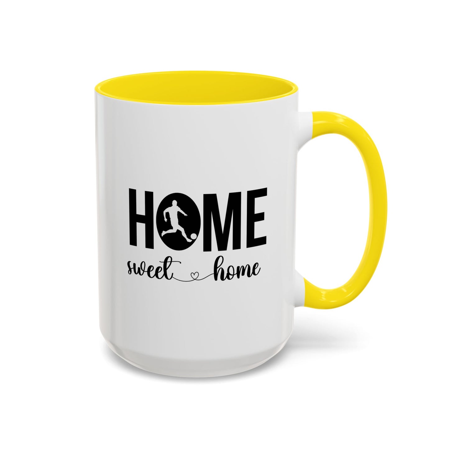 Male Soccer Player Home Sweet Home Mug | Soccer Gift | Sports Mug |11oz Accent Mug | 15oz Accent Mug