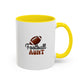 Football Aunt Mug | Sports Fan Gift | Favorite Aunt Gift | Funny Gift | 11oz Accent Mug | 15oz Accent Mug