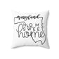 Home Sweet Home Maryland Decorative Pillow | Gift For Her | Home Decor | State Gift | Customized State Pillow