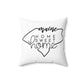 Home Sweet Home Maine Decorative Pillow | Gift For Her | Home Decor | State Gift | Customized State Pillow