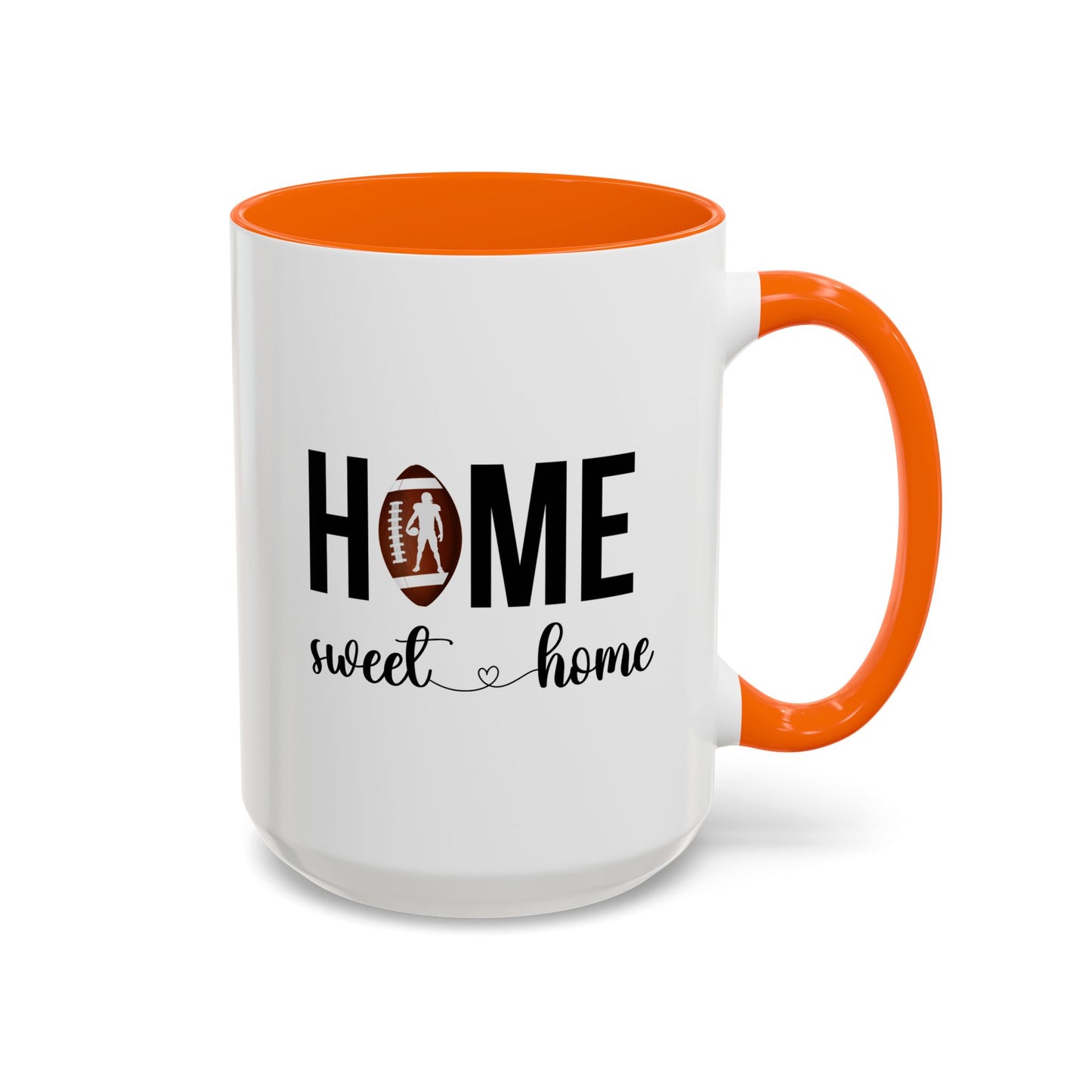 Male Football Home Sweet Home Mug | Sports Mug |11oz Accent Mug | 15oz Accent Mug | Football Mug