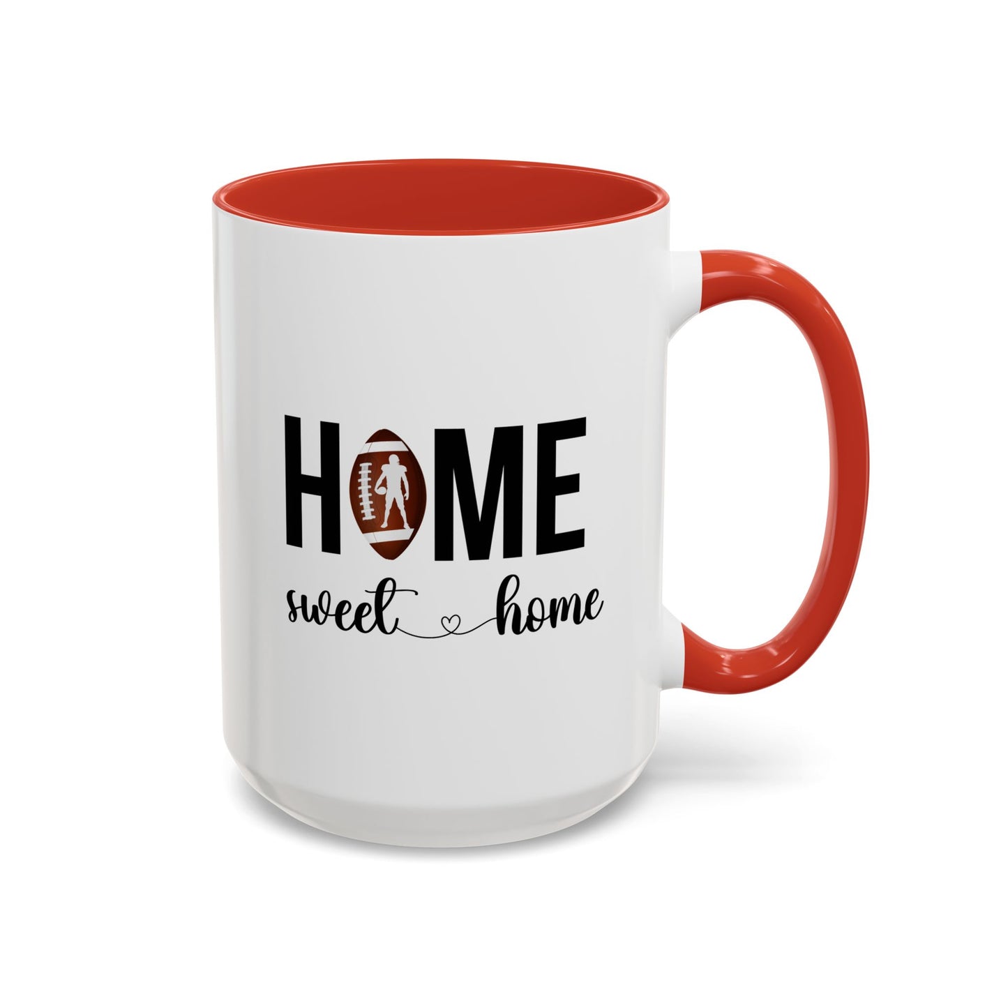 Male Football Home Sweet Home Mug | Sports Mug |11oz Accent Mug | 15oz Accent Mug | Football Mug