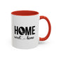Female Soccer Player Home Sweet Home Mug | Soccer Gift | Sports Mug |11oz Accent Mug | 15oz Accent Mug
