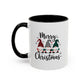 Cute Colorful Merry Christmas Elves In Colorful Hats | Christmas Mug | Christmas Gift | 11oz Accent Mug | 15oz Accent Mug