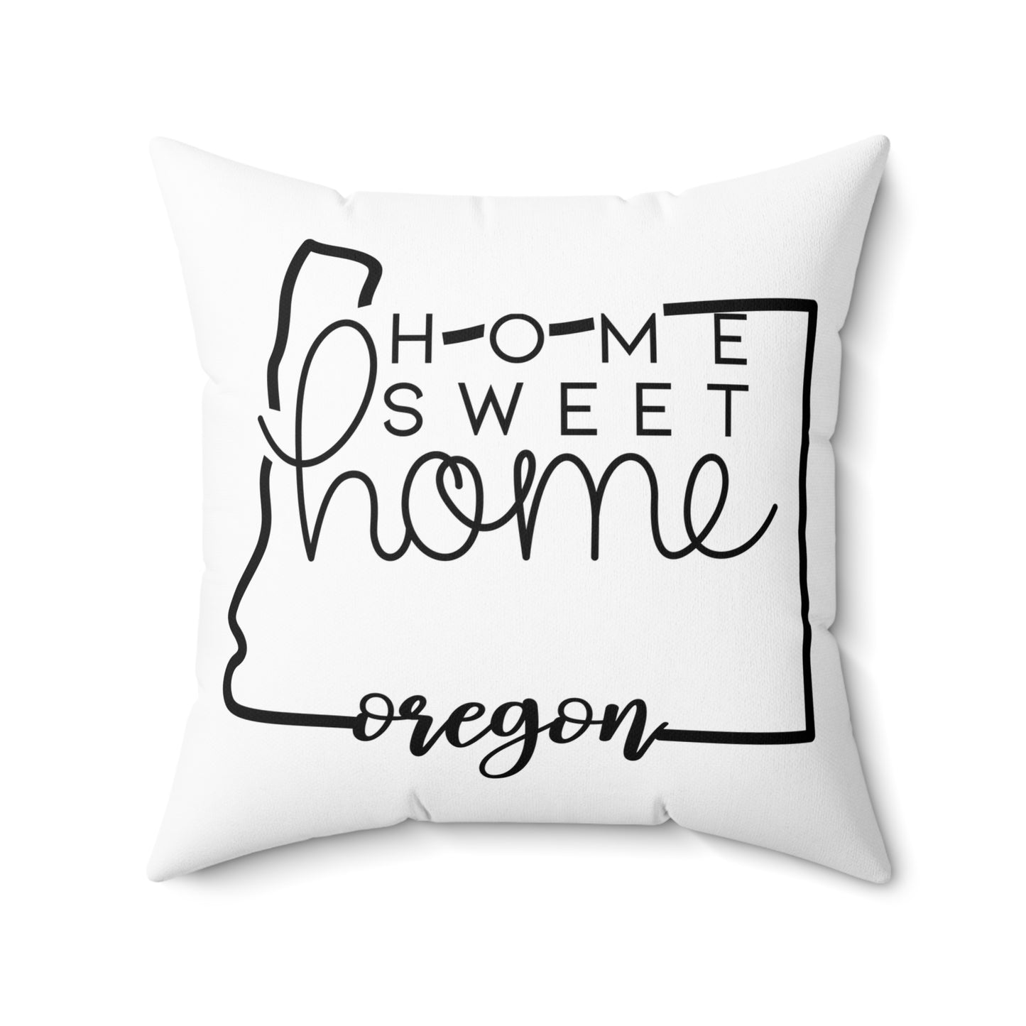 Home Sweet Home Oregon Decorative Pillow | Gift For Her | Home Decor | State Gift | Customized State Pillow