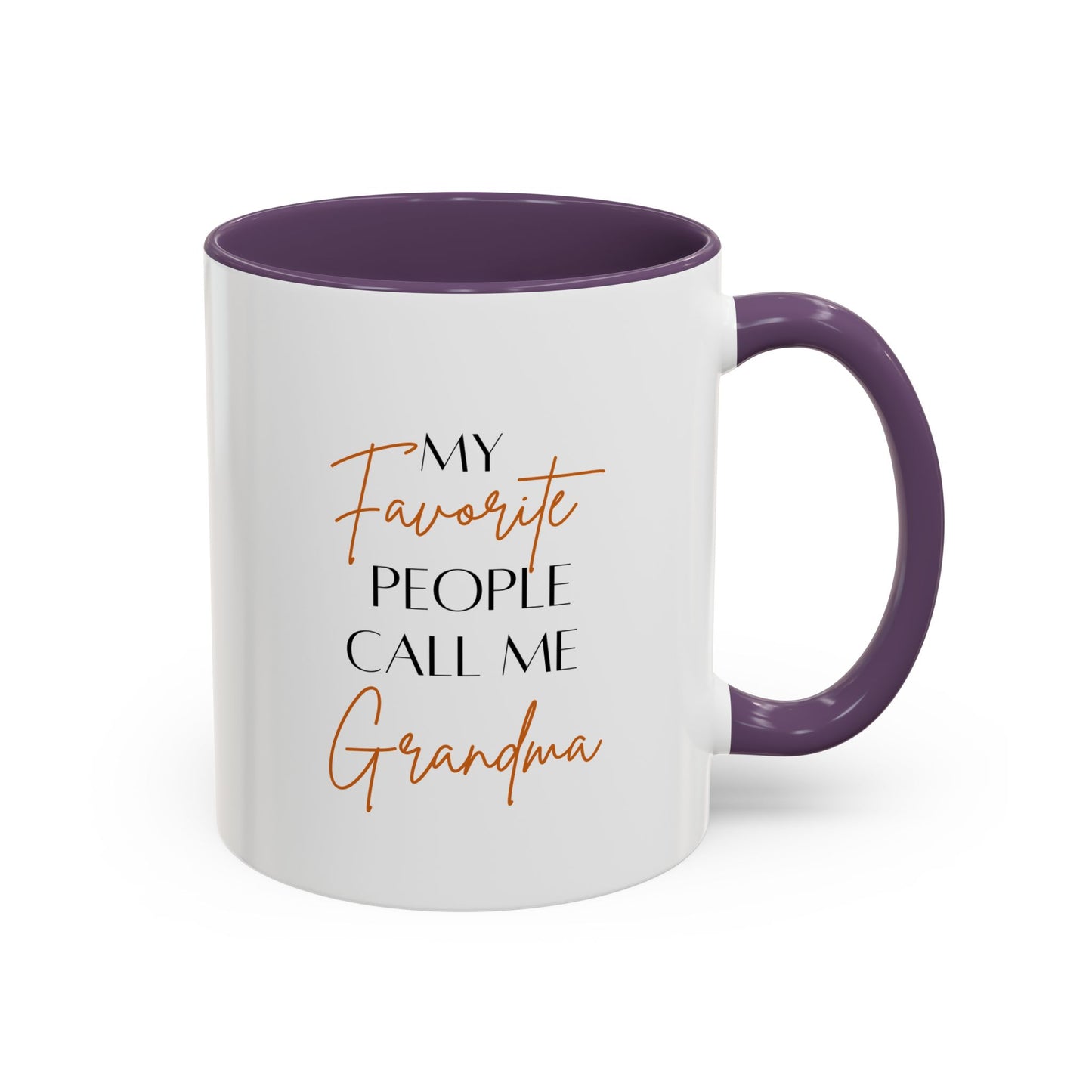 Grandma Life Mug | Gift for Grandma | My Favorite People Call Me Grandma | 11oz Accent Mug | 15oz Accent Mug
