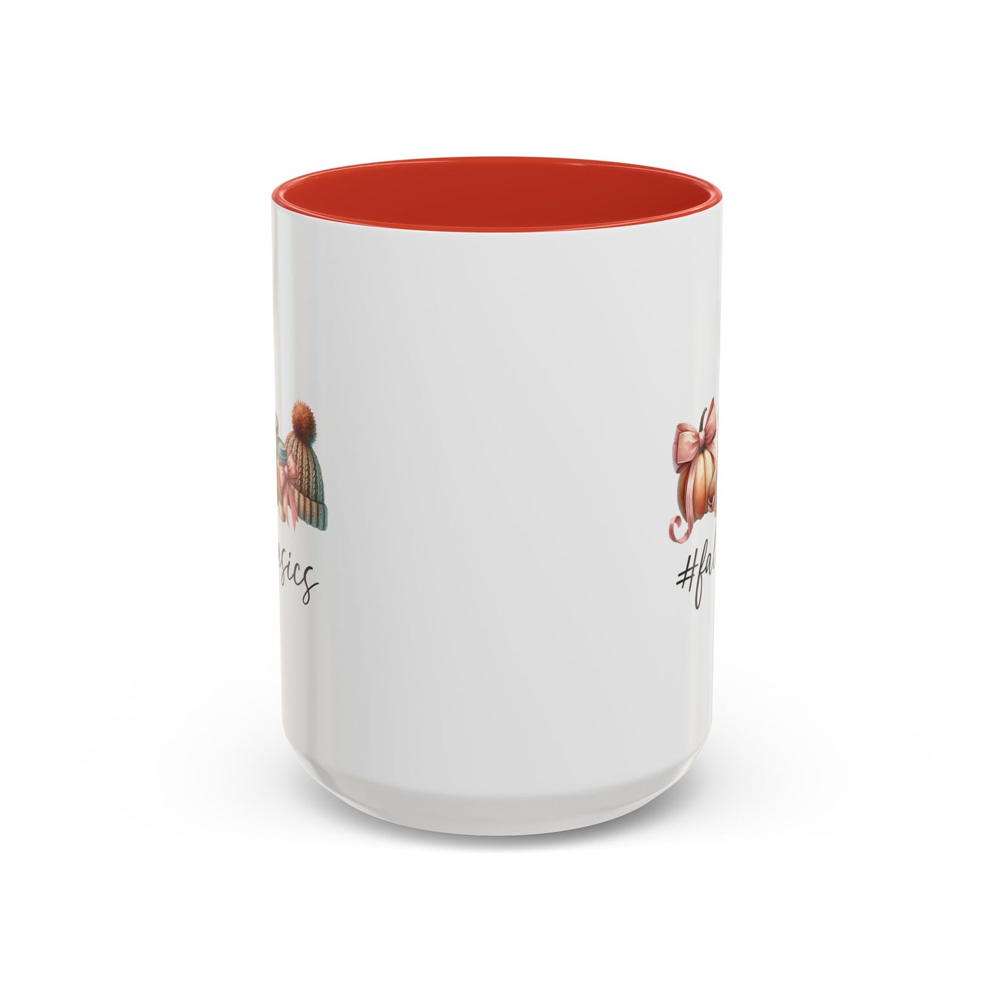 Fall Basics | Fall Lover's Mug | Pumpkin and Latte Mug | Fall Season Mug | Gift for Her | Fall Mug | 11oz Accent Mug | 15oz Accent Mug