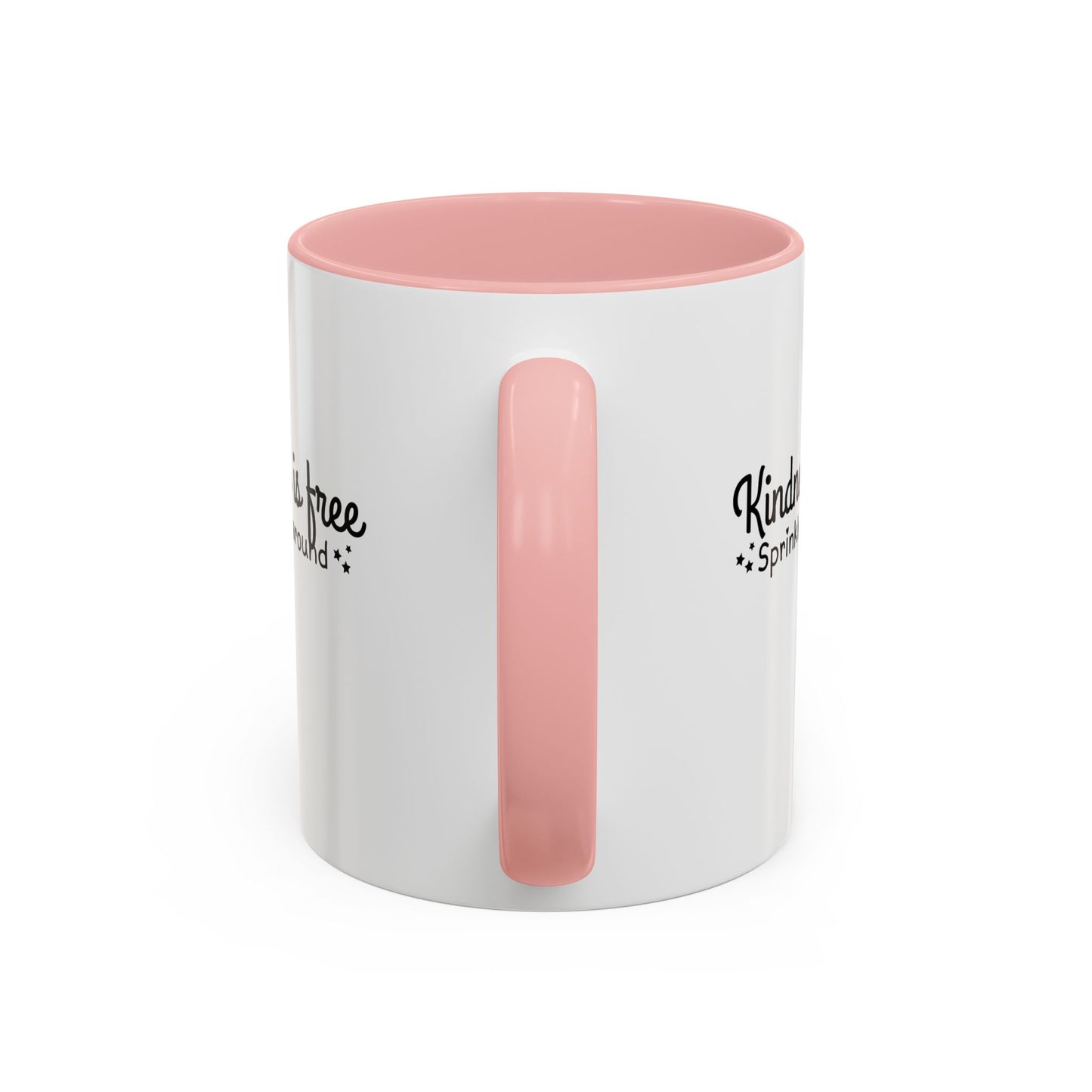 Kindness Is Free Quote Mug | Motivational Quote Gift | Ceramic Mug | 11oz Accent Mug | 15oz Accent Mug