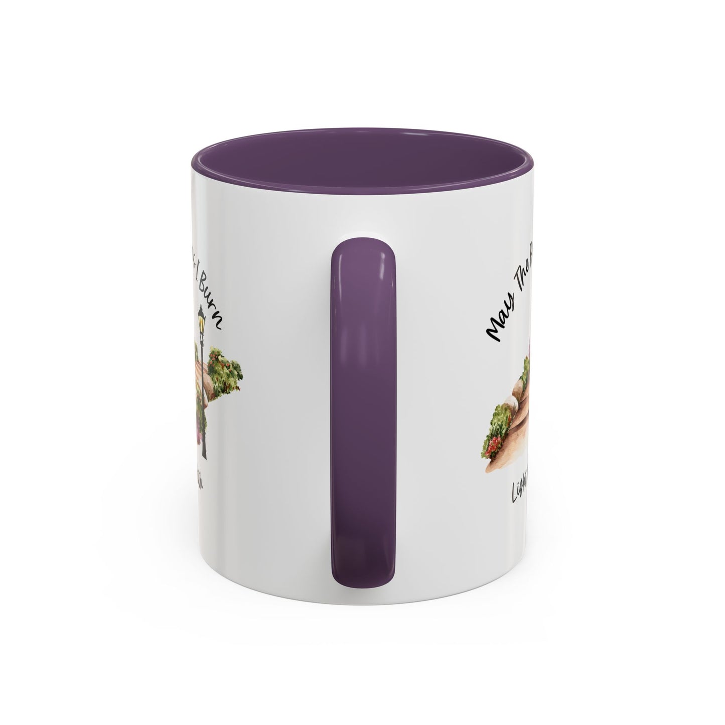 Cute May The Bridges I Burn Light My Path Mug |11oz Accent Mug | 15oz Accent Mug | Ceramic | Inspirational Gift | Conversation Starter