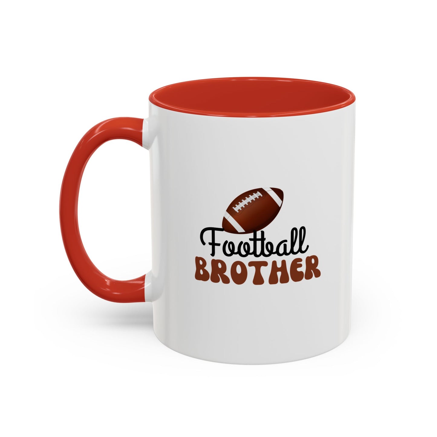Football Brother Mug | Sports Fan Gift | Kids Mug | Sibling Gift | 11oz Accent Mug | 15oz Accent Mug