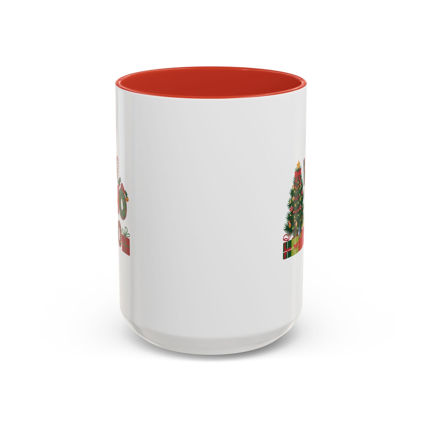 Ho Ho Ho Christmas Mug | Cute Christmas Tree Gift Mug | Christmas Gift | 11oz Accent Mug | 15oz Accent Mug