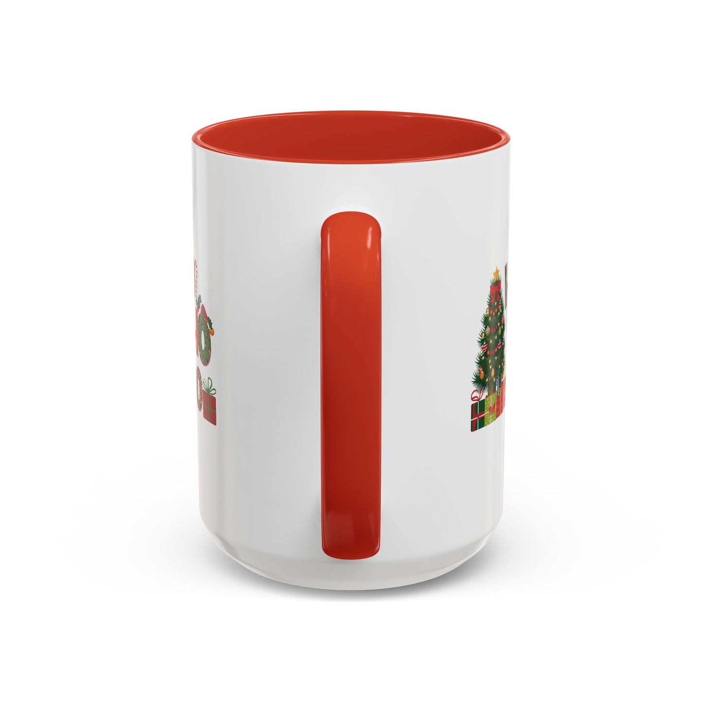 Ho Ho Ho Christmas Mug | Cute Christmas Tree Gift Mug | Christmas Gift | 11oz Accent Mug | 15oz Accent Mug