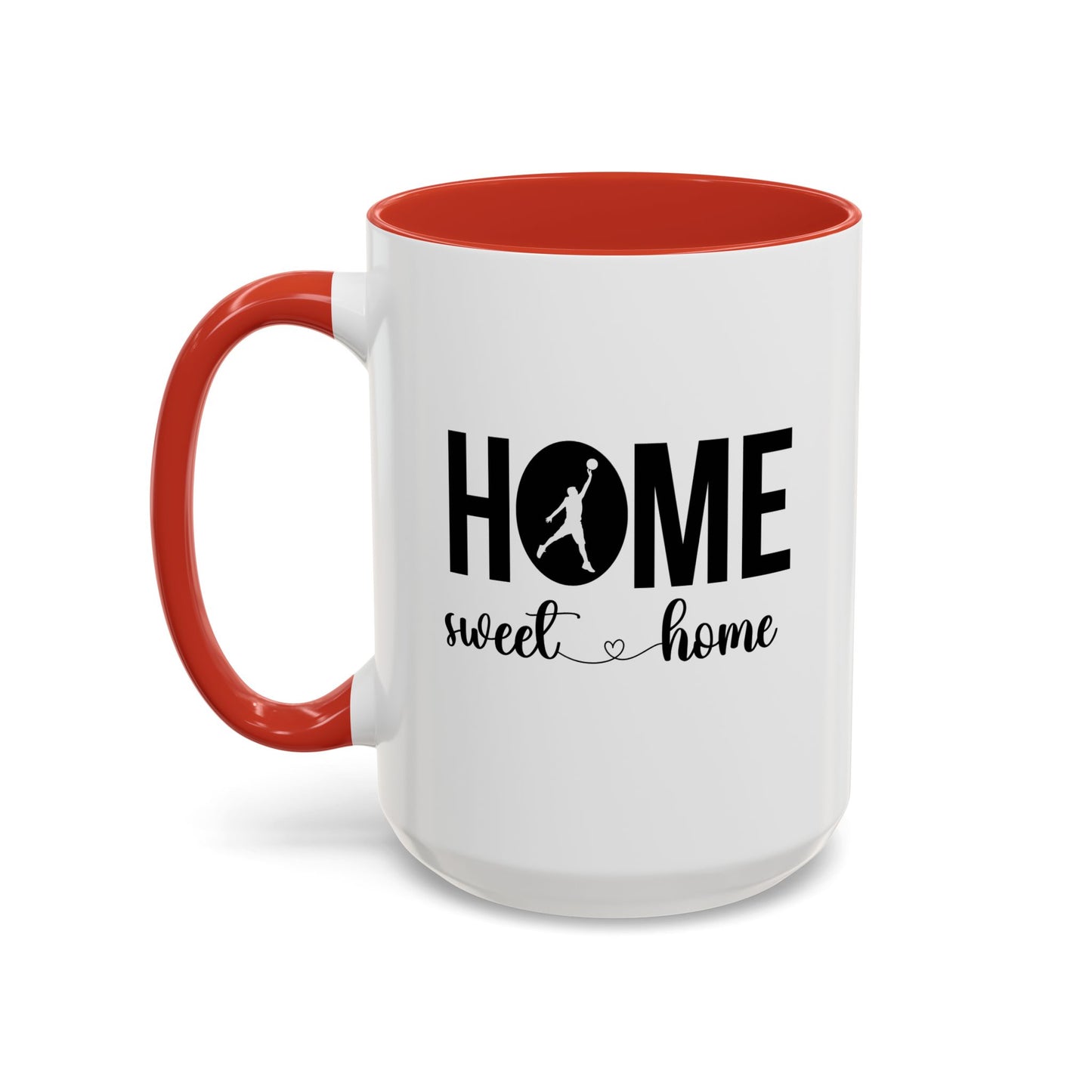 Male Basketball Player Gift Idea | Home Sweet Home Mug | Sports Mug |11oz Accent Mug | 15oz Accent Mug | Gift Idea
