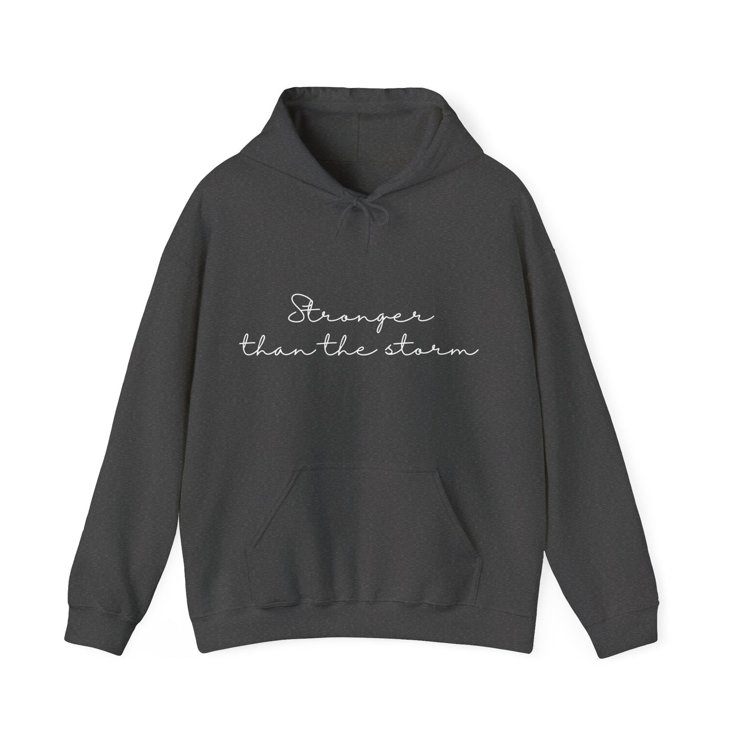 Stronger Than The Storm Inspirational Quote Hoodie | Motivational Gift For Her | Inspirational Quote