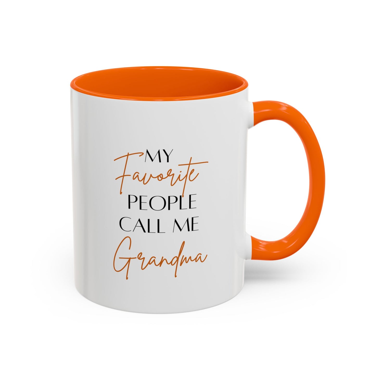 Grandma Life Mug | Gift for Grandma | My Favorite People Call Me Grandma | 11oz Accent Mug | 15oz Accent Mug