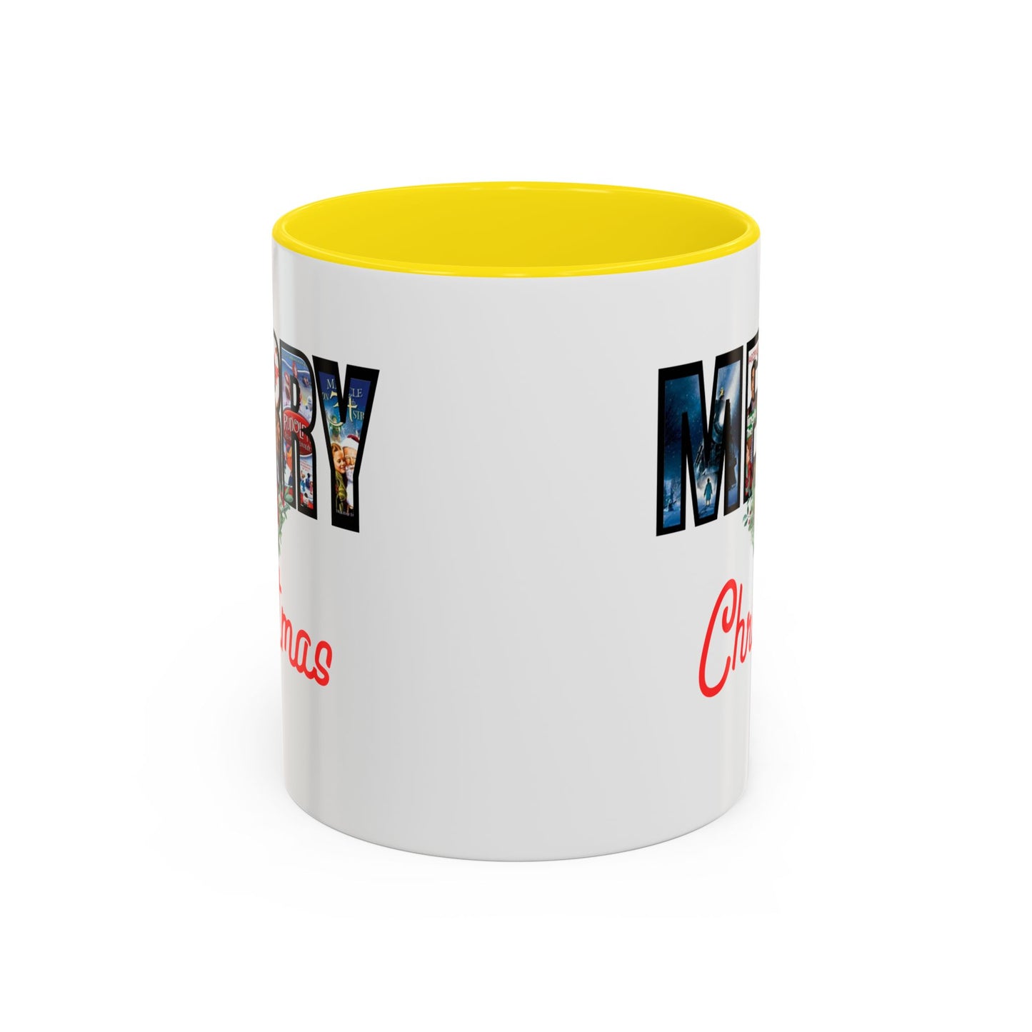 Merry Christmas Nostalgic Movie Poster Mug | 11oz | 15oz | Christmas Gift | Funny Christmas Gift | Accent Mug