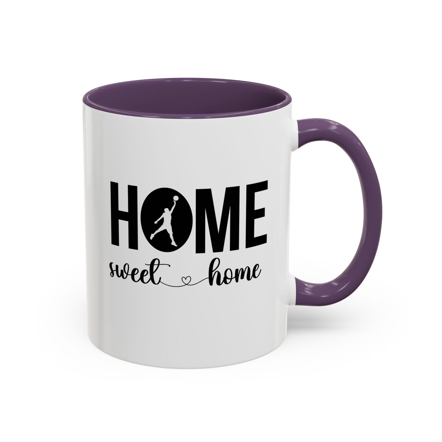 Male Basketball Player Gift Idea | Home Sweet Home Mug | Sports Mug |11oz Accent Mug | 15oz Accent Mug | Gift Idea