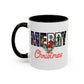 Cute Merry Christmas Nostalgic Holiday Movie Poster Mug | Christmas Gift | Funny Christmas Gift | Accent Mug | 11oz | 15oz |