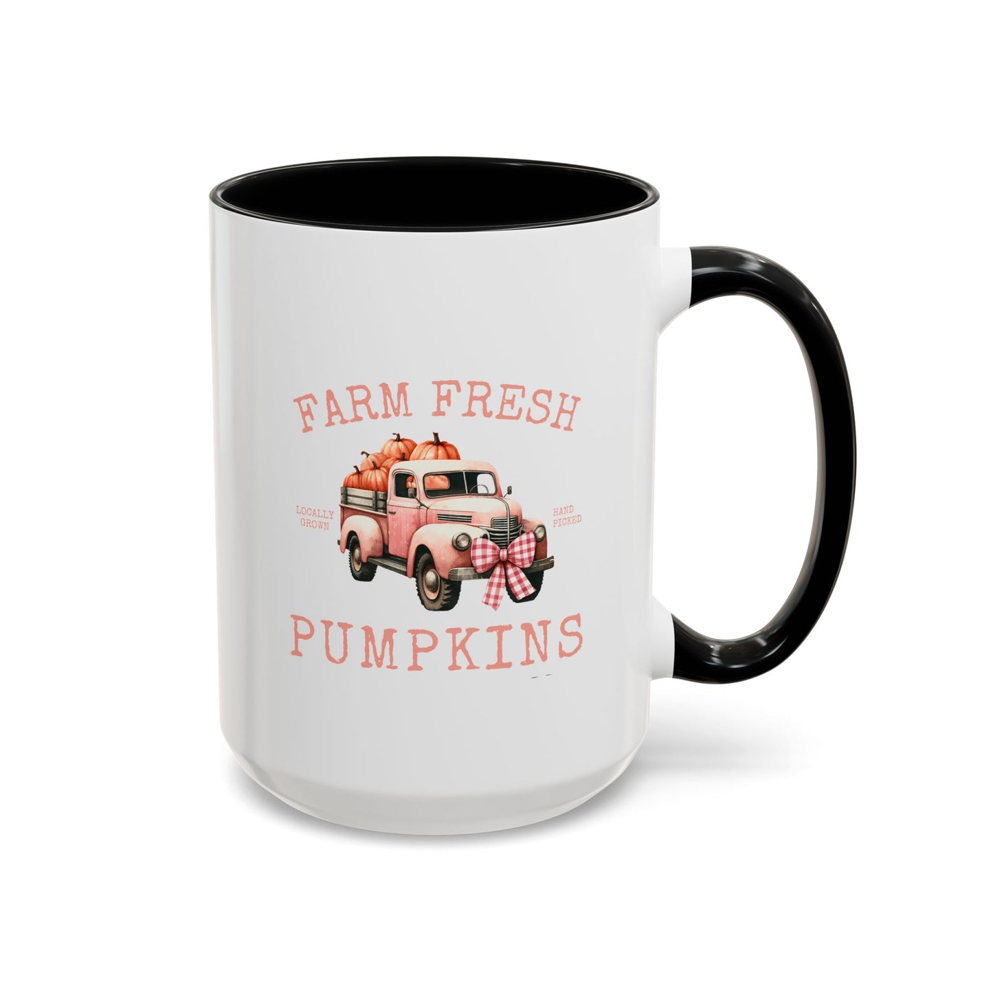 Farm Fresh Pumpkins Fall Mug | Pumpkin Truck | Gift for Her | Gift for Nature Lover | Fall Mug | Fall Season Mug | Gift for Her | Fall Mug | 11oz Accent Mug | 15oz Accent Mug