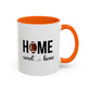 Football Home Sweet Home Gift | Sports Mug |11oz Accent Mug | 15oz Accent Mug | Football Mug