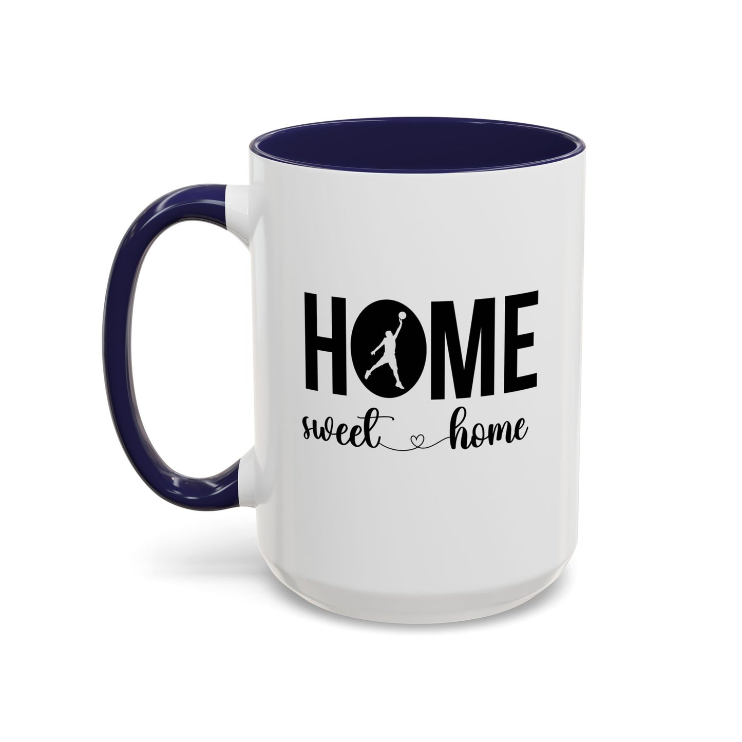 Male Basketball Player Gift Idea | Home Sweet Home Mug | Sports Mug |11oz Accent Mug | 15oz Accent Mug | Gift Idea