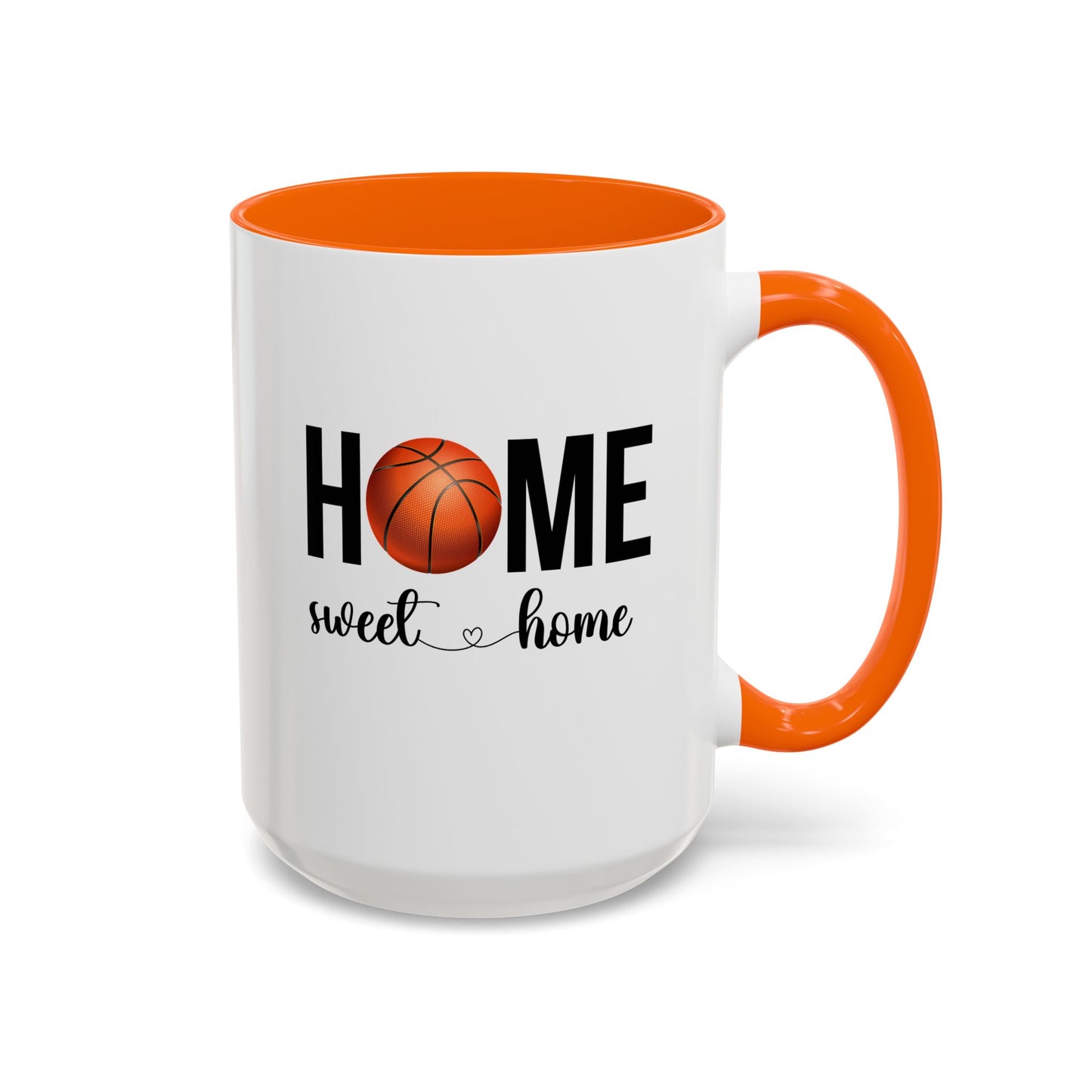 Basketball Mug | Home Sweet Home Mug | Sports Mug |11oz Accent Mug | 15oz Accent Mug