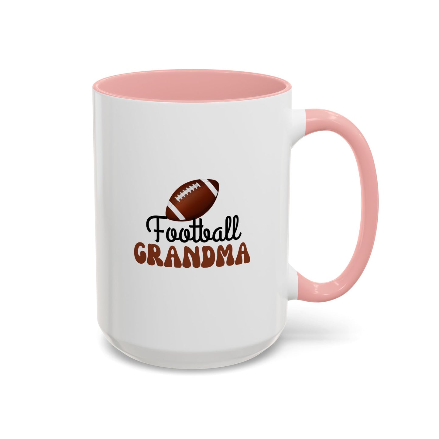 Football Grandma Mug | Sports Fan Gift | Proud Grandma Gift | Ceramic Mug | 11oz Accent Mug | 15oz Accent Mug