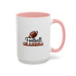 Football Grandma Mug | Sports Fan Gift | Proud Grandma Gift | Ceramic Mug | 11oz Accent Mug | 15oz Accent Mug