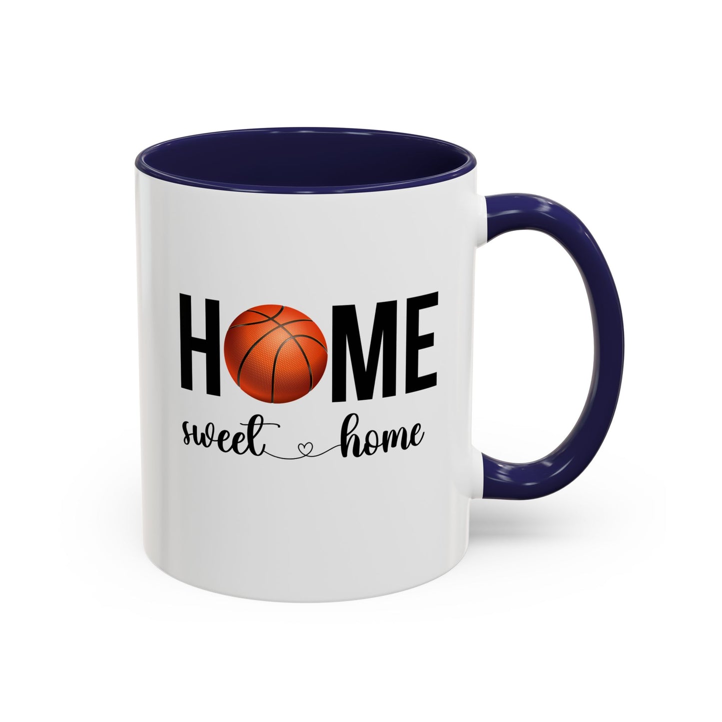 Basketball Mug | Home Sweet Home Mug | Sports Mug |11oz Accent Mug | 15oz Accent Mug