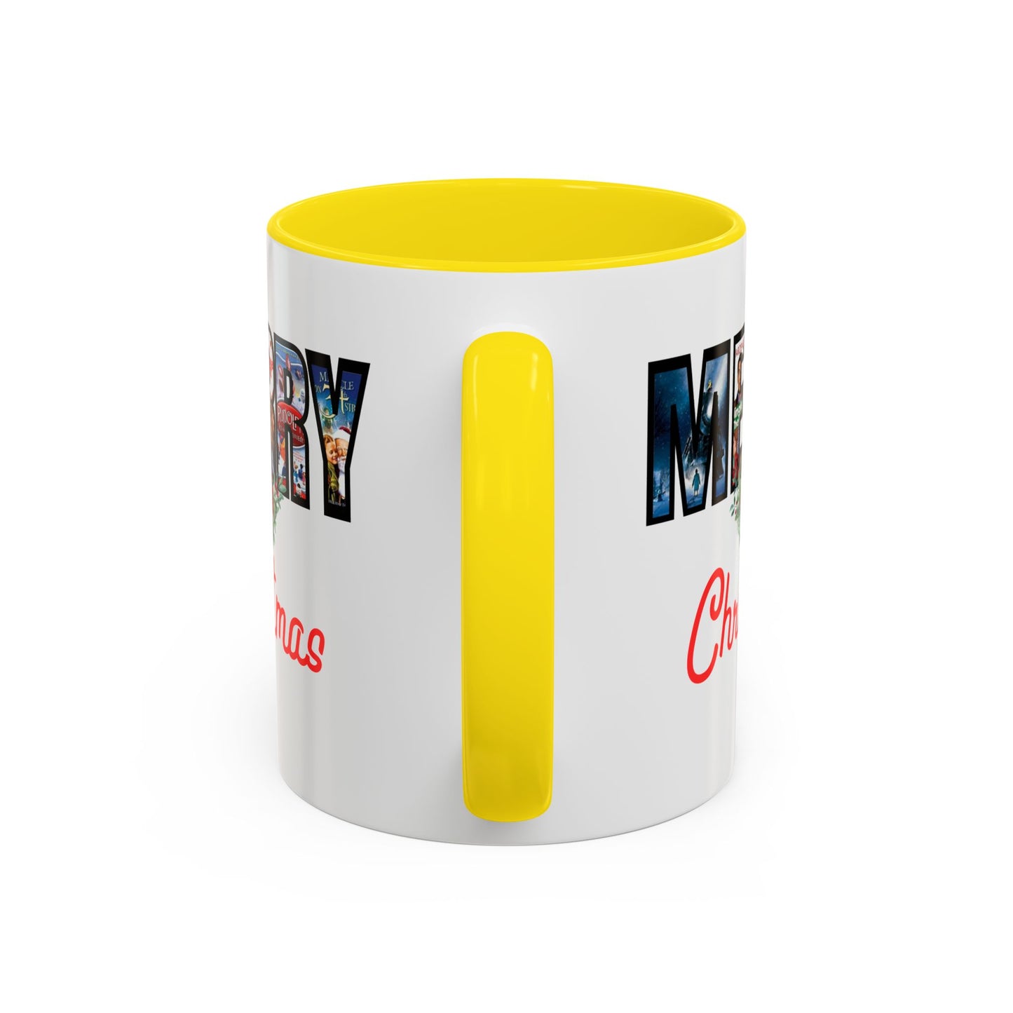 Merry Christmas Nostalgic Movie Poster Mug | 11oz | 15oz | Christmas Gift | Funny Christmas Gift | Accent Mug