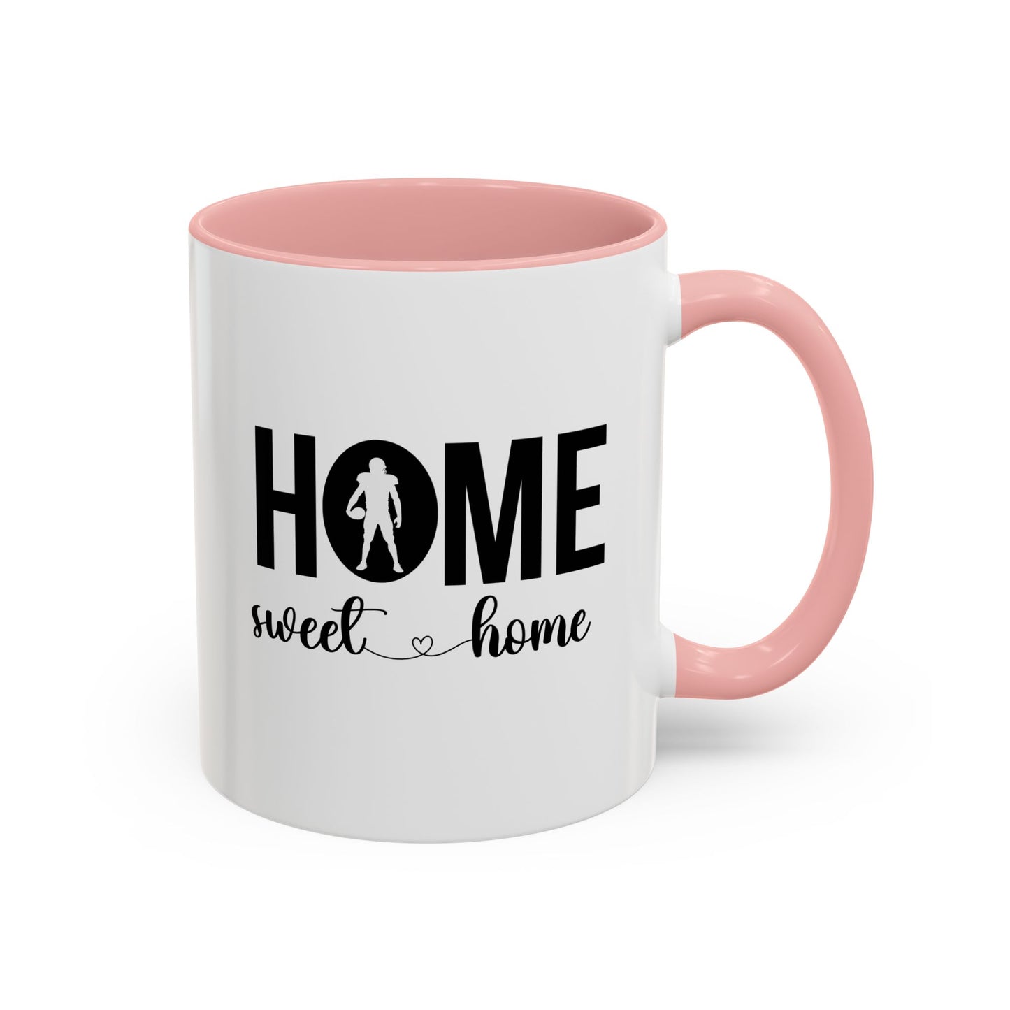 Male Football Mug | Sports Mug |11oz Accent Mug | 15oz Accent Mug | Football Mug | Home Sweet Home Mug