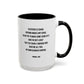 Mobius Quote Mug | TV Motivational Character Mug | Quote Mug | 11oz Accent Mug | 15oz Accent Mug