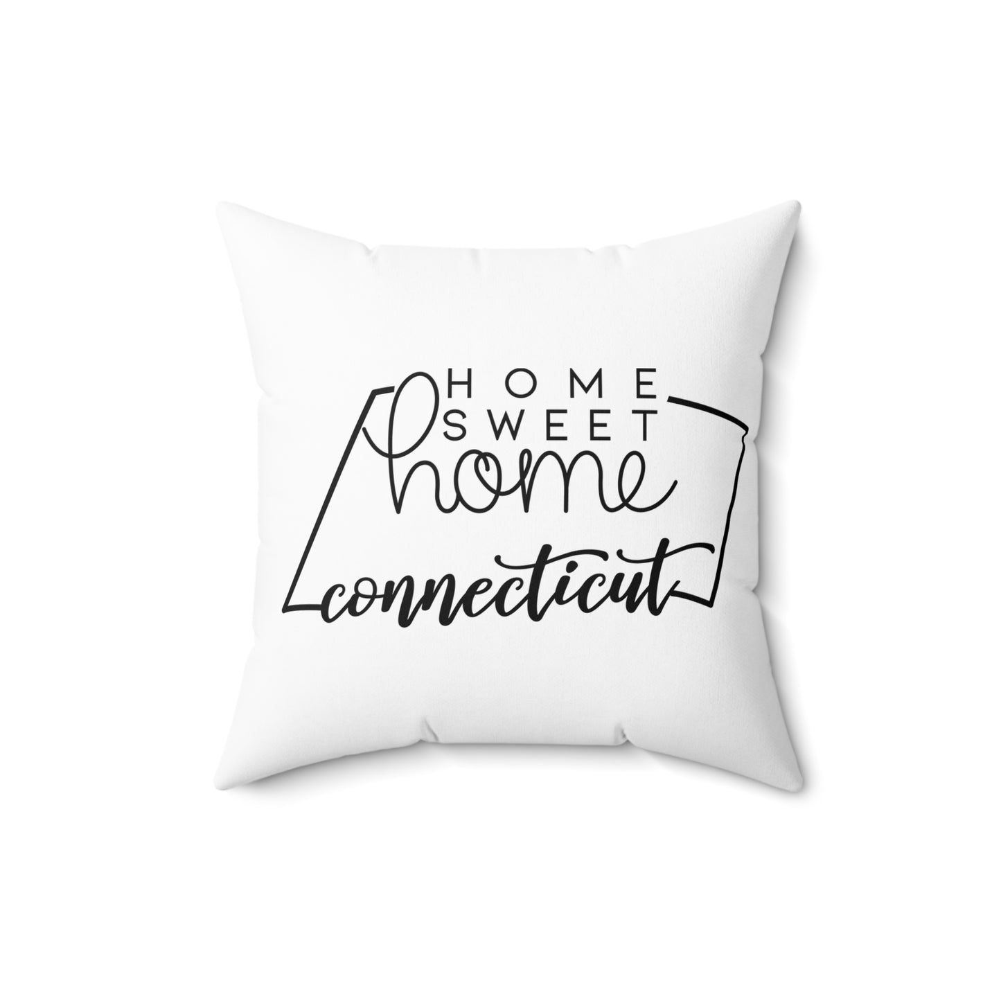 Home Sweet Home Connecticut Decorative Pillow | Gift For Her | Home Decor | State Gift | Customized State Pillow