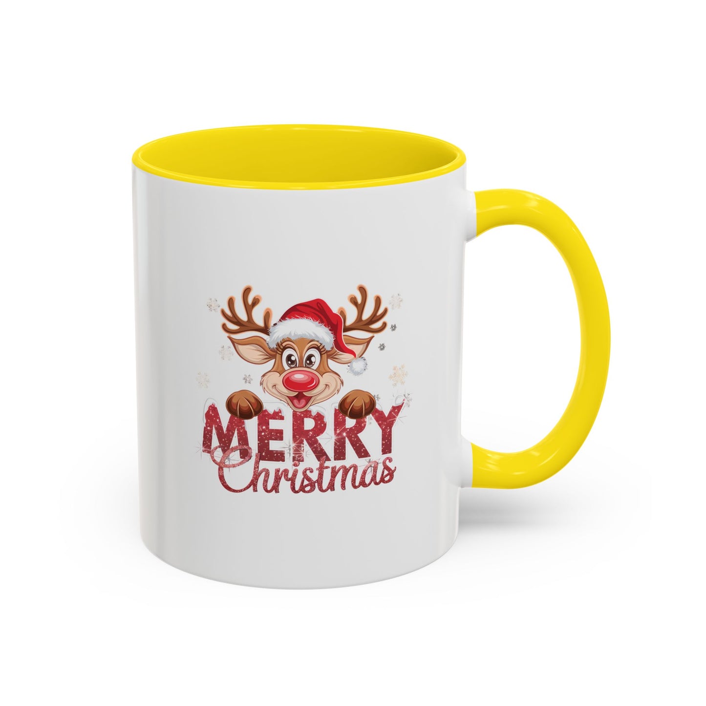 Reindeer Merry Christmas Mug | Merry Gift Idea | Gift for Kids | Kids Christmas Gift Idea | Kids Mug | 11oz Accent Mug | 15oz Accent Mug