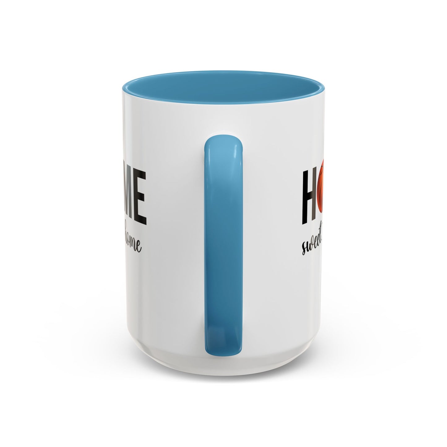 Basketball Mug | Home Sweet Home Mug | Sports Mug |11oz Accent Mug | 15oz Accent Mug