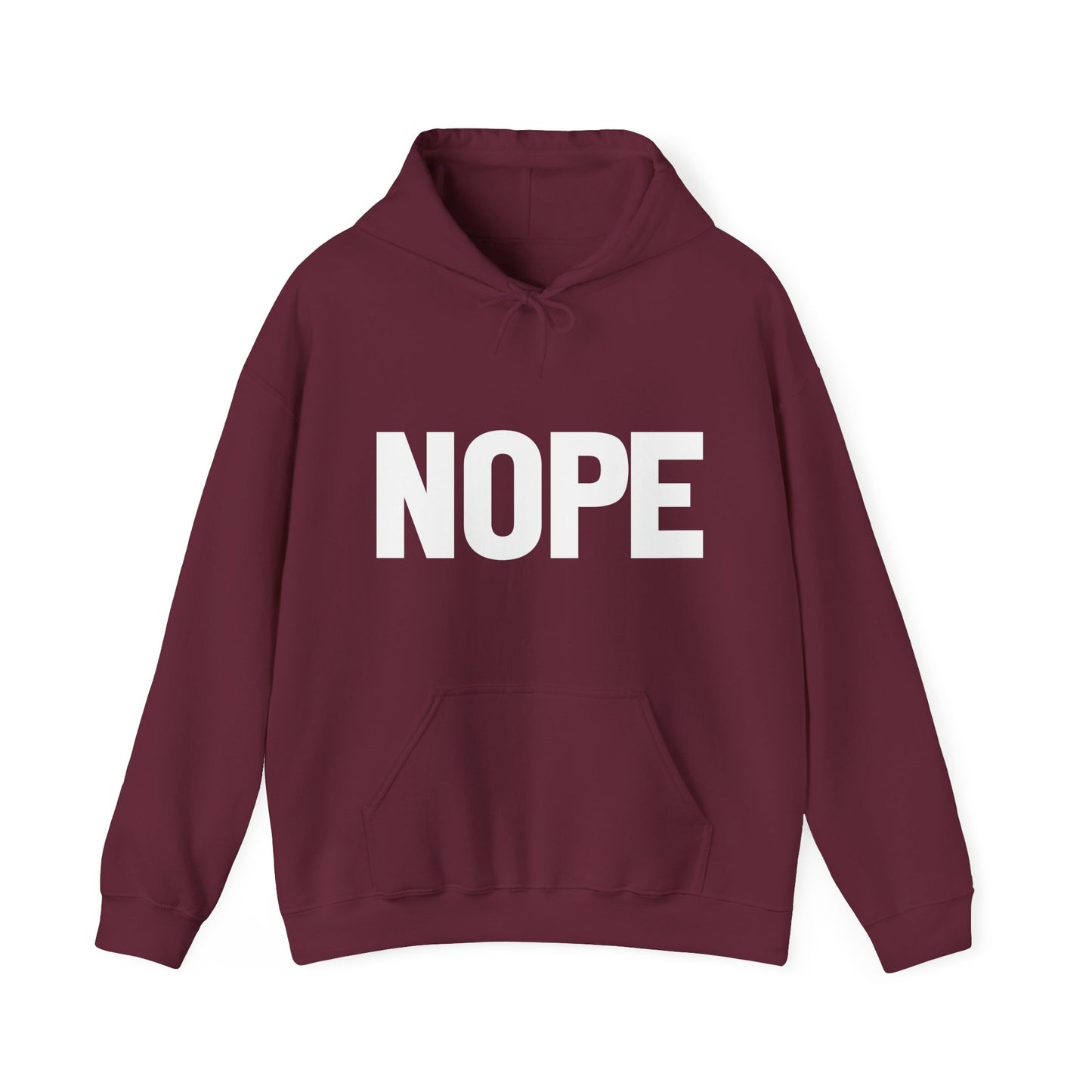 NOPE Unisex Hoodie | Motivational Gift For Her | Inspirational Quote